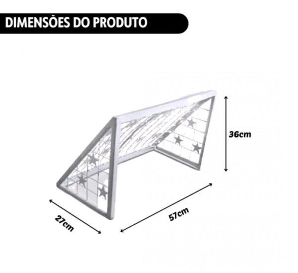 Brinquedo Chute Gol Treino Torneio Jogo Futebol Infantil - Image 4